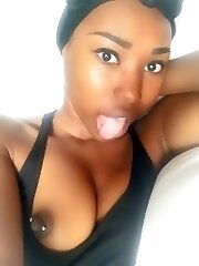 Nasty ebony self sex pic